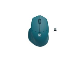 Mysz bezprzewodowa Natec Siskin 2 optyczna 1600 DPI BT 5.0 + 2.4 GHz z cichym klikiem niebieska Natec