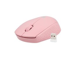 Mysz bezprzewodowa Natec Stork optyczna 1600 DPI różowa Natec