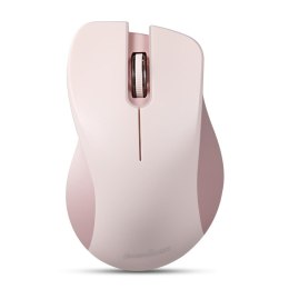 Mysz bezprzewodowa Perixx PERIMICE-621 optyczna 1600dpi 2.4 GHz, różowa, silent, cicha, bezklikowa Perixx