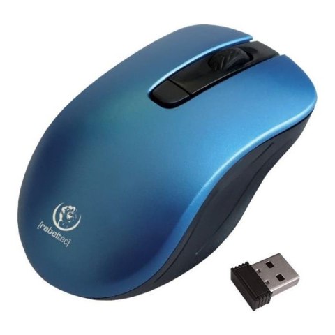 Mysz bezprzewodowa Rebeltec STAR Blue optyczna 800-1600DPI 4 przyciski niebieska Rebeltec Mysz bezprzewodowa Rebeltec STAR Blue optyczna 800-1600DPI 4 przyciski niebieska Rebeltec