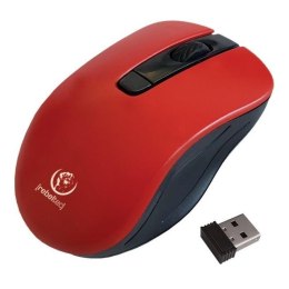Mysz bezprzewodowa Rebeltec STAR Red optyczna 800-1600DPI 4 przyciski czerwona Rebeltec