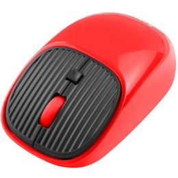 Mysz bezprzewodowa Tracer WAVE RF optyczna nano czerwona z akumulatorem Tracer