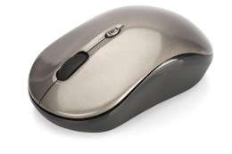 Mysz bezprzewodowa optyczna EDNET 3 przyciski 1600dpi 2,4GHz antracyt Ednet