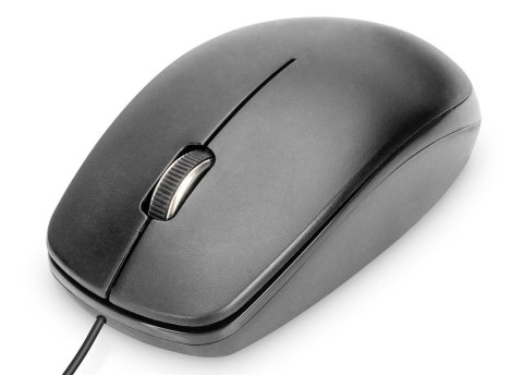 Mysz przewodowa DIGITUS optyczna 1200 DPI 3 przyciski czarna kabel 1.5m Digitus Mysz przewodowa DIGITUS optyczna 1200 DPI 3 przyciski czarna kabel 1.5m Digitus