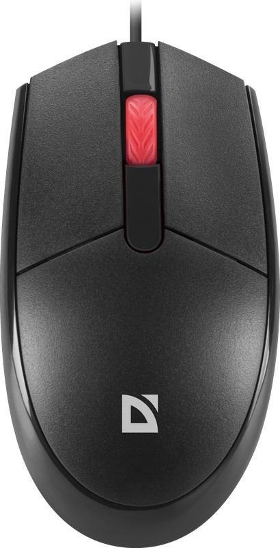 Mysz przewodowa Defender DELTA MM-523 1000dpi bezklikowa silent Defender