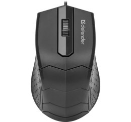 Mysz przewodowa Defender HIT MB-530 optyczna 1000dpi czarna Defender