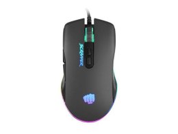 Mysz przewodowa Fury Scrapper optyczna Gaming 6400 DPI czarna RGB Fury