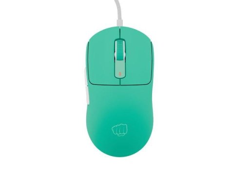 Mysz przewodowa Fury Tanto T4 RGB dla graczy 12000 DPI programowalna miętowa Fury