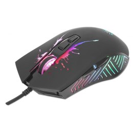 Mysz przewodowa Manhattan 7200dpi Gaming LED RGB USB Manhattan