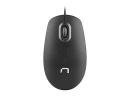 Mysz przewodowa Natec Hawk laserowa 1000 DPI czarna Natec