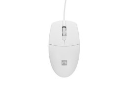 Mysz przewodowa Natec RUFF 2 1000 DPI biała Natec
