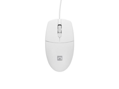 Mysz przewodowa Natec RUFF 2 1000 DPI biała Natec Mysz przewodowa Natec RUFF 2 1000 DPI biała Natec