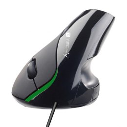 Mysz przewodowa Techly Ergonomiczna Optyczna 1000dpi Techly
