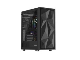 Obudowa Genesis Diaxid 605F Midi Towar (z oknem, USB-C) Czarna Genesis