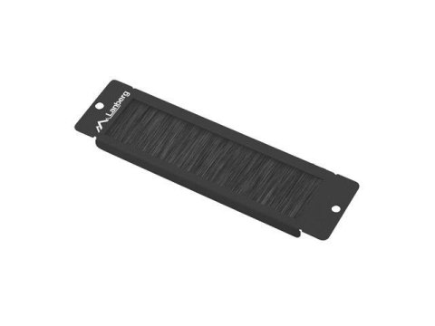Panel szczotkowy Lanberg AK-1104-B do szafy 10" montowany w przepustach kablowych czarny LANBERG Panel szczotkowy Lanberg AK-1104-B do szafy 10" montowany w przepustach kablowych czarny LANBERG