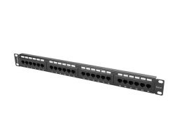Patch panel Lanberg PPU6-1024-B 24 port 1U kat.6 czarny LANBERG