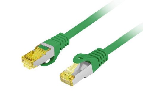 Patchcord Lanberg FTP kat.6A 1m LSZH CU fluke passed zielony LANBERG Patchcord Lanberg FTP kat.6A 1m LSZH CU fluke passed zielony LANBERG