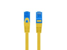 Patchcord Lanberg S/FTP kat.6A 2m LSZH CCA fluke passed żółty LANBERG