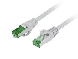 Patchcord Lanberg S/FTP kat.7 1,5m LSZH CU fluke passed szary LANBERG