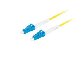 Patchcord światłowodowy Lanberg SM LC/UPC-LC/UPC SIMPLEX 3.0mm LSZH G657A1 2m żółty LANBERG