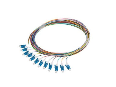 Pigtail światłowodowy Lanberg SM LC/UPC SEMI TIGHT 9/125 G657A1 12X2M Multikolor LANBERG Pigtail światłowodowy Lanberg SM LC/UPC SEMI TIGHT 9/125 G657A1 12X2M Multikolor LANBERG