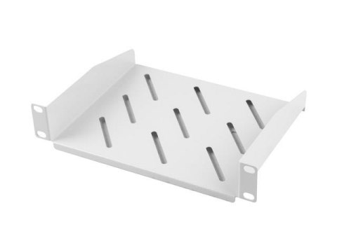 Półka do szaf 10" 310mm szara Lanberg (1U/254x180mm udźwig do 20kg, montaż 4-punktowy) LANBERG