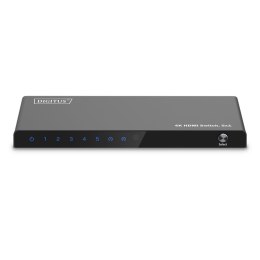 Przełącznik/Switch DIGITUS HDMI 5x1, 4K/60Hz UHD z HDR, 18 Gbps, HDCP 2.2 Digitus