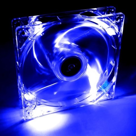 Wentylator systemowy Akyga AW-12A-BL 12cm LED niebieski Molex AKYGA Wentylator systemowy Akyga AW-12A-BL 12cm LED niebieski Molex AKYGA