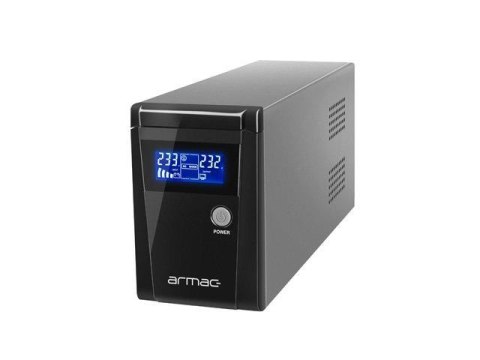 Zasilacz awaryjny UPS Armac Office 650VA LCD Line-Interactive 2x230V PL metalowa obudowa ARMAC Zasilacz awaryjny UPS Armac Office 650VA LCD Line-Interactive 2x230V PL metalowa obudowa ARMAC