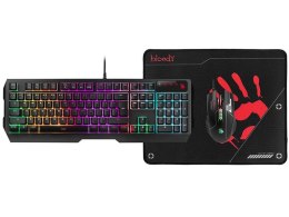 Zestaw klawiatura + mysz + podkładka A4Tech Bloody B1700 USB czarny A4Tech