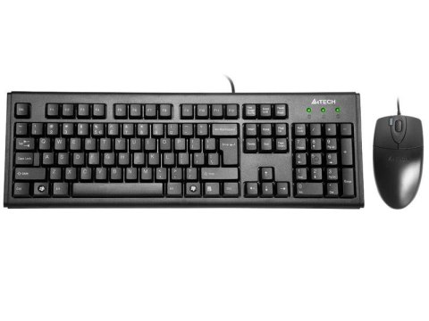 Zestaw przewodowy klawiatura + mysz A4Tech KM-72620D USB czarny A4Tech Zestaw przewodowy klawiatura + mysz A4Tech KM-72620D USB czarny A4Tech