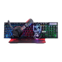 Zestaw przewodowy klawiatura + mysz + słuchawki + podkładka Marvo CM409 EN Gaming Marvo