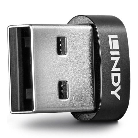 Adapter USB 2.0 LINDY Typ A na Typ C czarny LINDY