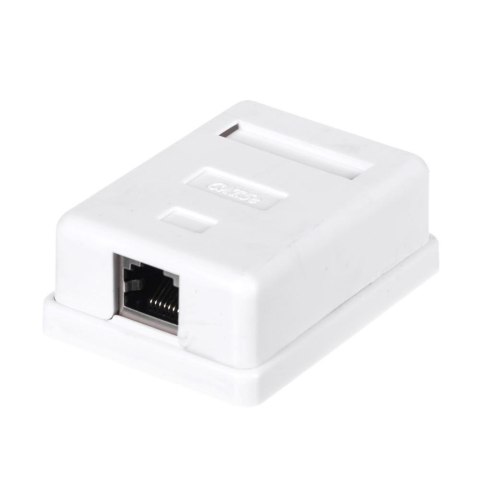 Gniazdo natynkowe kompletne 1xRJ45 8p8c FTP Cat5e LSA Netrack NETRACK Gniazdo natynkowe kompletne 1xRJ45 8p8c FTP Cat5e LSA Netrack NETRACK
