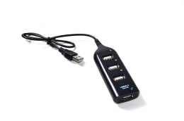 Hub USB VAKOSS TC-234UX 4xUSB 2.0 czarny Vakoss