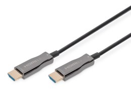 Kabel DIGITUS połączeniowy hybrydowy AOC HDMI 2.0 Premium High Speed Ethernet 4K60Hz UHD HDMI A/HDMI A M/M czarny 10m Digitus