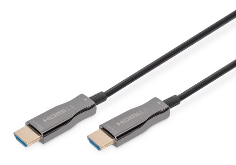 Kabel DIGITUS połączeniowy hybrydowy AOC HDMI 2.0 Premium High Speed Ethernet 4K60Hz UHD HDMI A/HDMI A M/M czarny 10m Digitus Kabel DIGITUS połączeniowy hybrydowy AOC HDMI 2.0 Premium High Speed Ethernet 4K60Hz UHD HDMI A/HDMI A M/M czarny 10m Digitus