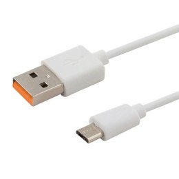 Kabel USB 2.0 Savio CL-127 USB A (M) - Micro USB B (M) 5A, 1m, biały Savio