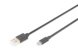 Kabel USB DIGITUS 2.0, typ A - B micro, 1m czarny Digitus