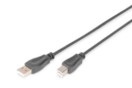 Kabel drukarkowy USB DIGITUS 2.0 A/M - USB B /M 5m czarny Digitus