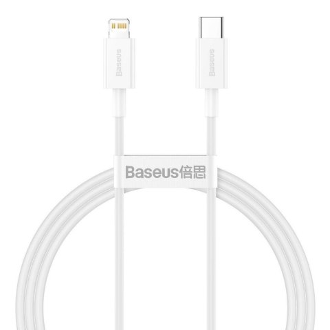 Kabel przewód USB-C / Typ-C - Lightning / iPhone 100cm Baseus CATLYS-A02 z obsługą szybkiego ładowania 20W PD Baseus