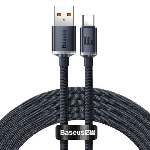Kabel przewód USB - USB-C / Typ-C 120cm Baseus CAJY000401 z obsługą szybkiego ładowania 100W Baseus