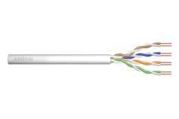 Kabel teleinformatyczny instalacyjny DIGITUS kat.5e, U/UTP, Eca, drut, AWG 24/1, PVC, 100m, szary Digitus