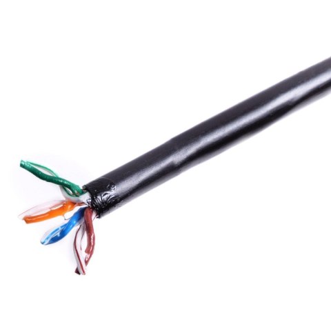 Kabel teleinformatyczny instalacyjny zewnętrzny żelowany DIGITUS kat.5e, U/UTP, Fca, drut, AWG24/1, PE, 100m, czarny Digitus Kabel teleinformatyczny instalacyjny zewnętrzny żelowany DIGITUS kat.5e, U/UTP, Fca, drut, AWG24/1, PE, 100m, czarny Digitus