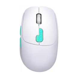 Mysz bezprzewodowa Defender NITTA MM-307 optyczna 1600dpi 2.4 GHz + Bluetooth biała AKUMULATOR Defender