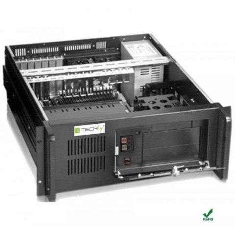 Obudowa serwerowa Techly ATX Rack 19" 4U, czarna Techly