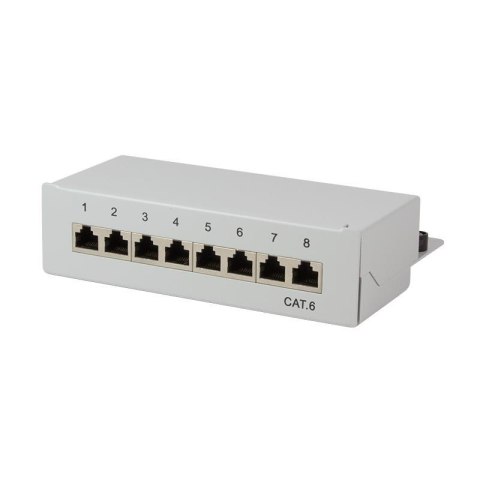 Patch panel stacjonarny LogiLink NP0016A 8x RJ45 kat.6 ekranowany LogiLink