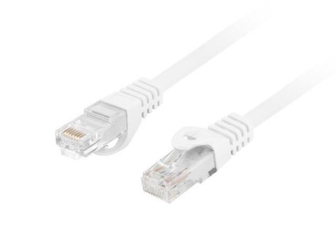 Patchcord Lanberg UTP kat.6 10m LSZH CU fluke passed biały LANBERG