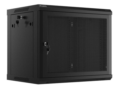 Szafa instalacyjna Lanberg rack wisząca 19" 9U 600x450 drzwi perforowane czarna (flat pack) LANBERG Szafa instalacyjna Lanberg rack wisząca 19" 9U 600x450 drzwi perforowane czarna (flat pack) LANBERG