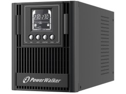 Zasilacz awaryjny UPS Power Walker On-Line 1000VA AT 3x FR Out, USB/RS-232, LCD, Tower, EPO Power Walker